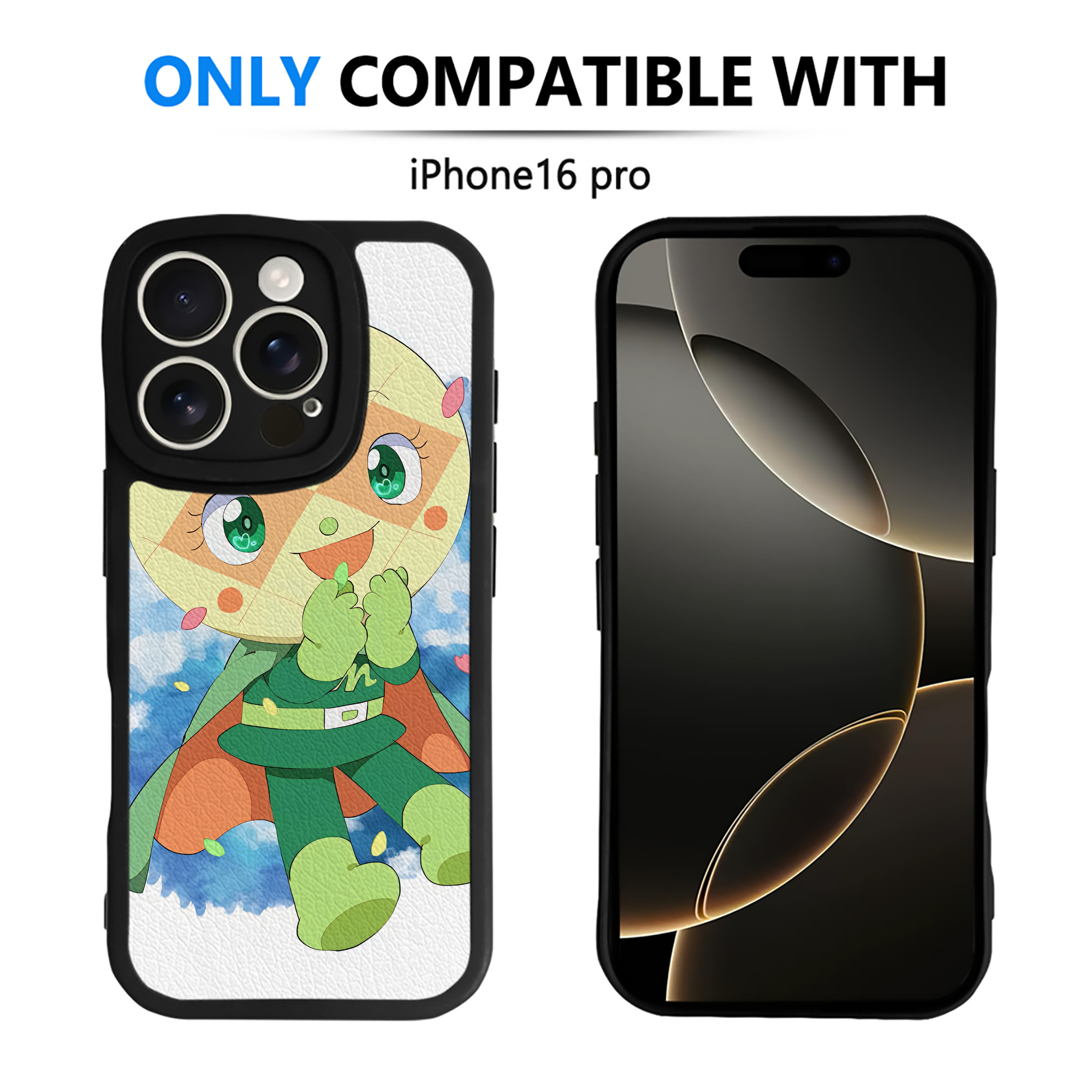 （画像用） アンパンマン Anpanman 【iPhone 16シリーズ対応】シリコンスマホケース（レザー調） 材質：シリコン